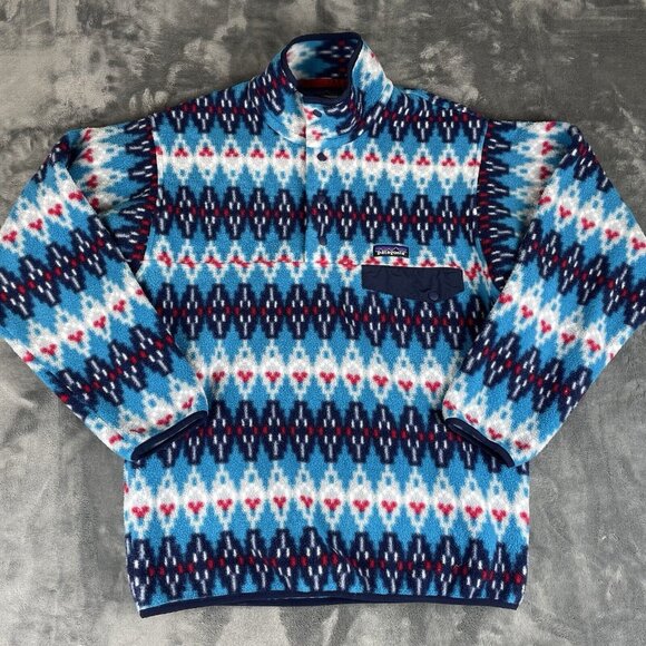 Patagonia Other - Patagonia Synchilla Snap-T Fleece Pullover Sweater Size Small Winter Aztec